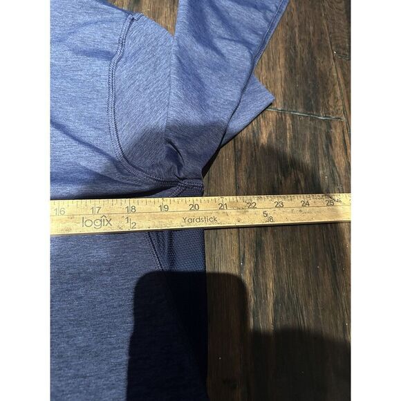 Greyson Mens Medium Blue Guide 1/4 Zip Pullover Performance Golf Stretch - Picture 7 of 8